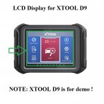 LCD Screen Display Replacement for XTOOL D9 D9Pro Scanner